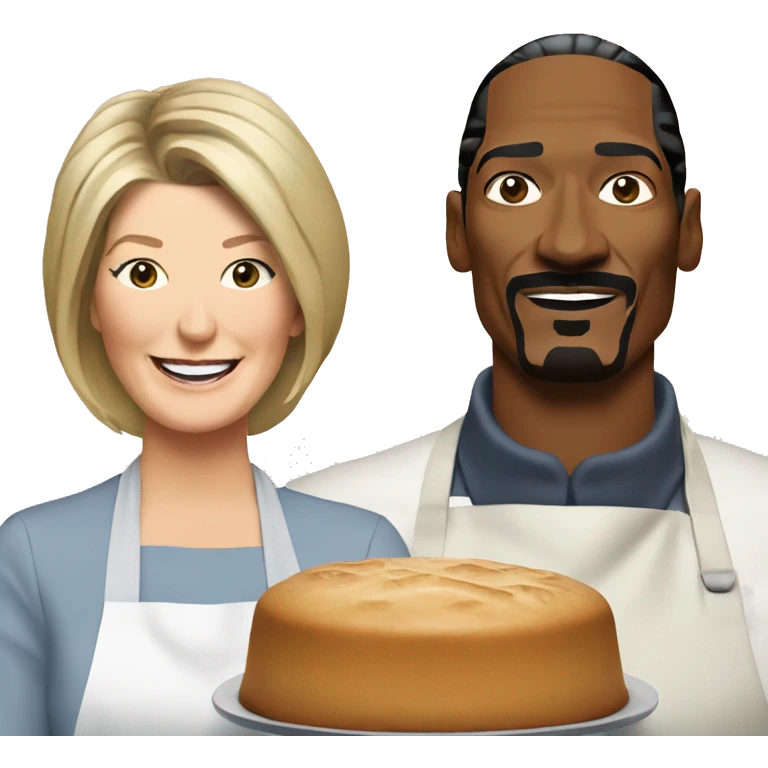 martha stewart and snoop dog baking emoji