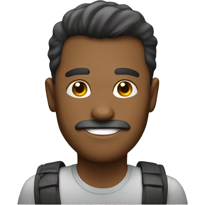 hombre con tarjeta emoji