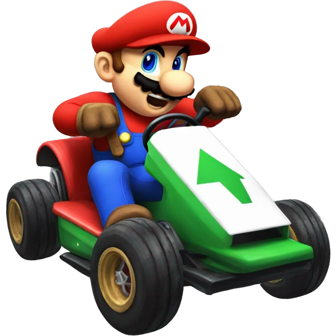 Super Mario kart emoji