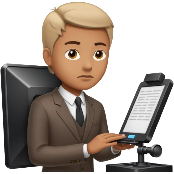 working with a prompter emoji