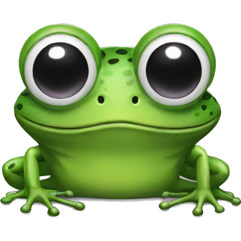 combine the frog and alien emoji emoji