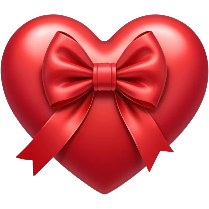 Heart with bow  emoji