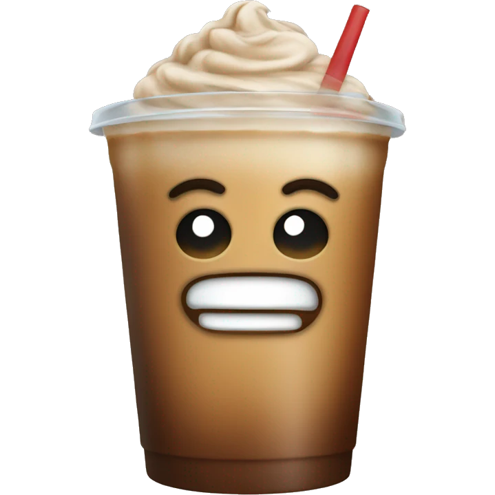 Iced coffe emoji