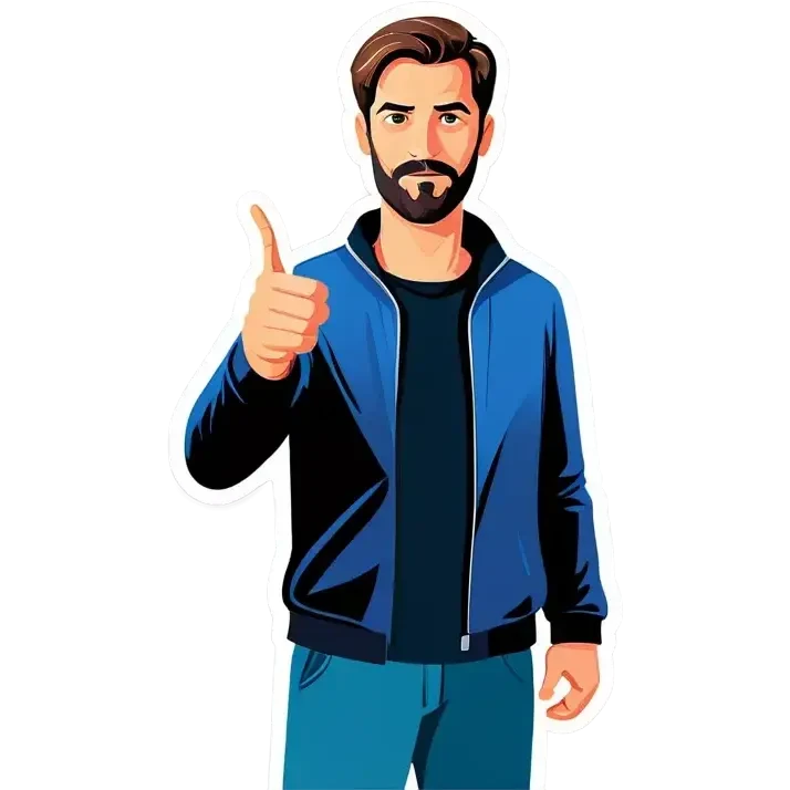 Mann, wir beide Arme in die Luft hält und dabei einen Stecker in der Hand hält emoji
