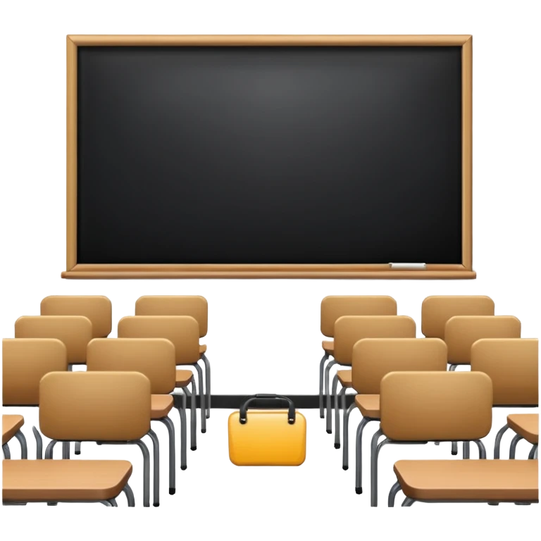 an empty classroom emoji