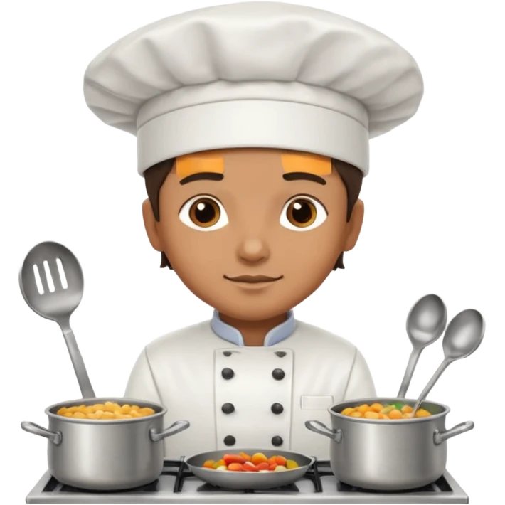 chef with stove emoji