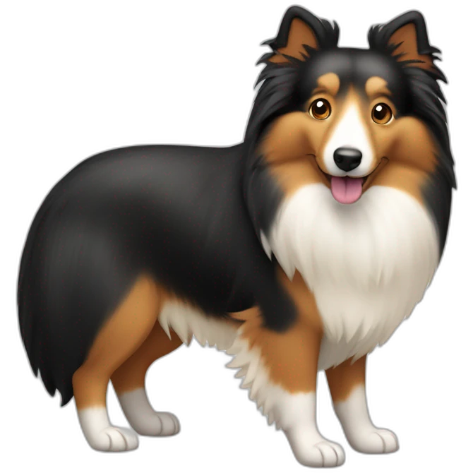 Shetland sheepdog emoji