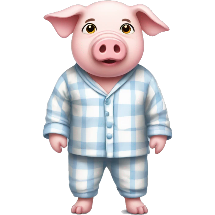 Pig in pijamas emoji