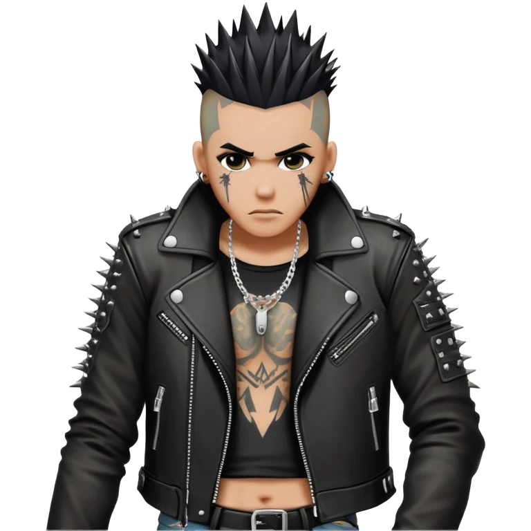 Black punk lightstike emoji