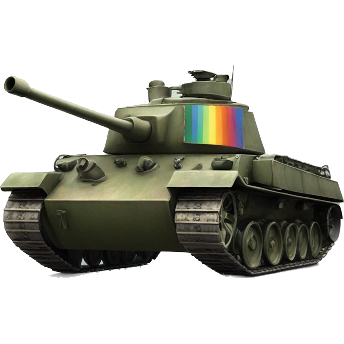 Panzer Regenbogen  emoji