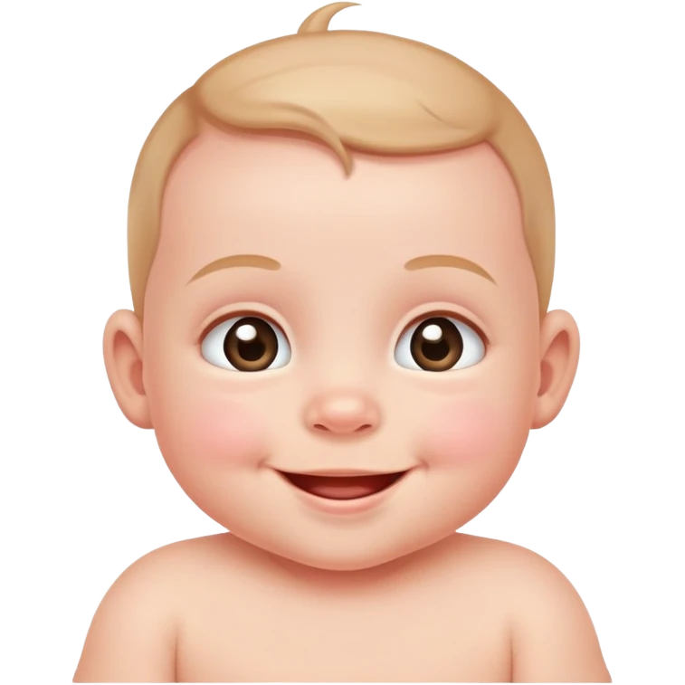 Baby smiling  emoji