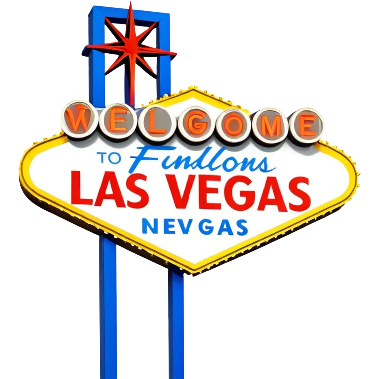 Las Vegas sign emoji