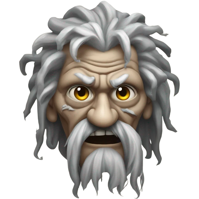 Ugly old warlock emoji