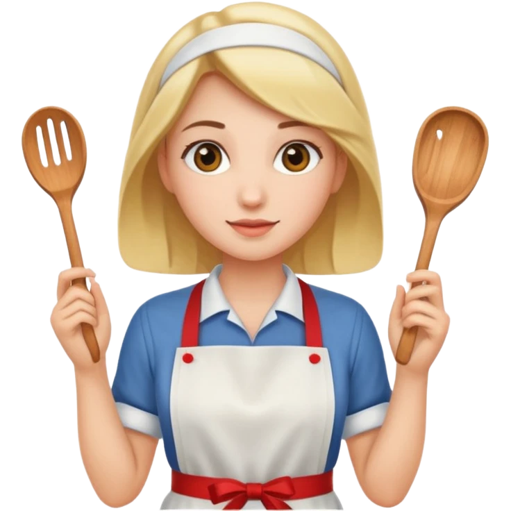 woman with apron emoji