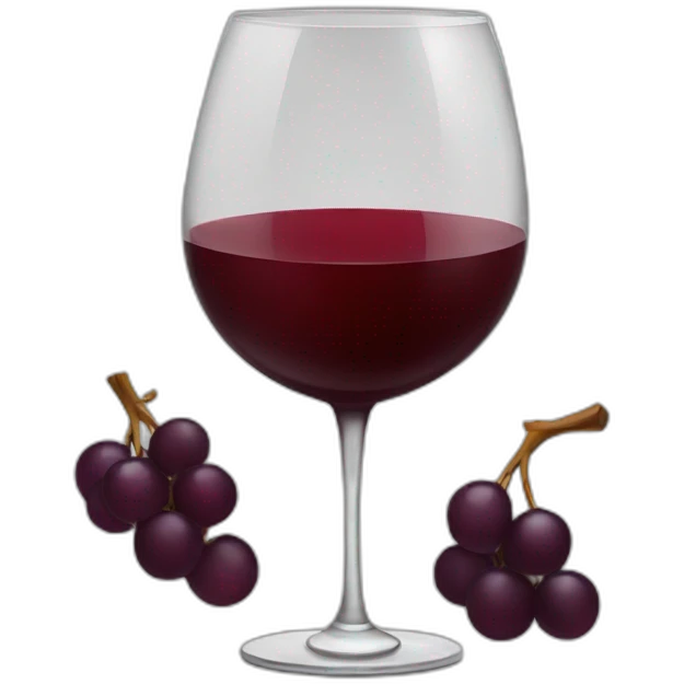 Red wine emoji