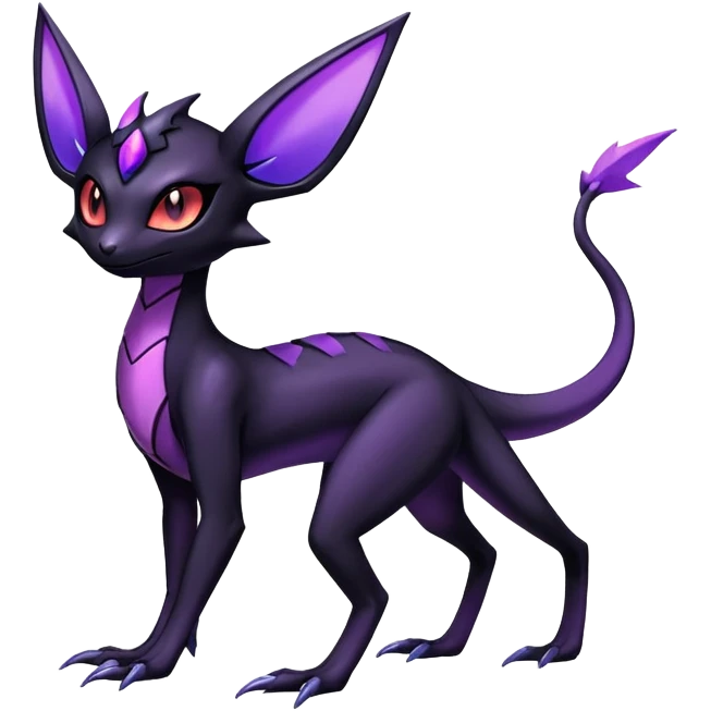 Shiny Salandit-Noivern-Umbreon-Noibat-Espeon-Hybrid (Full body) emoji