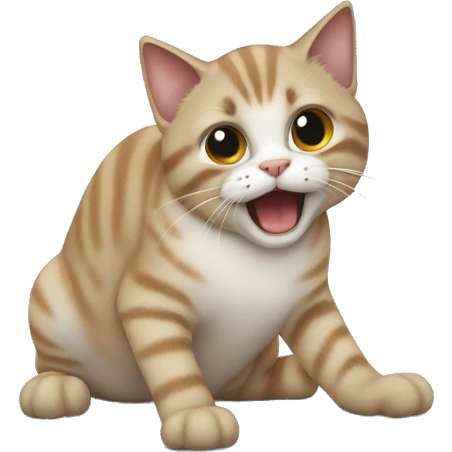 cat hitting the griddy emoji