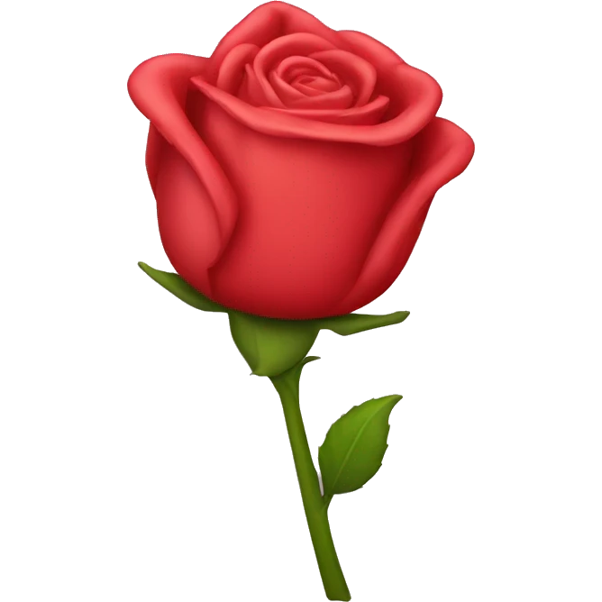 rose bud emoji