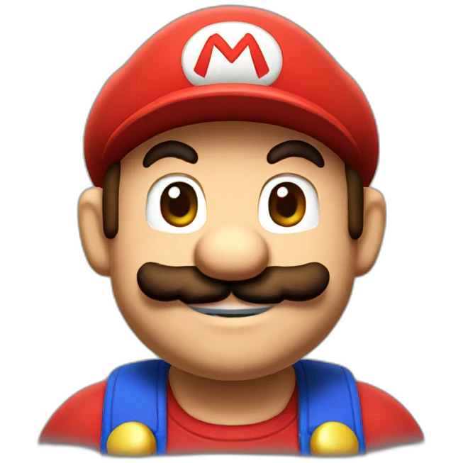 Mario (half body) emoji