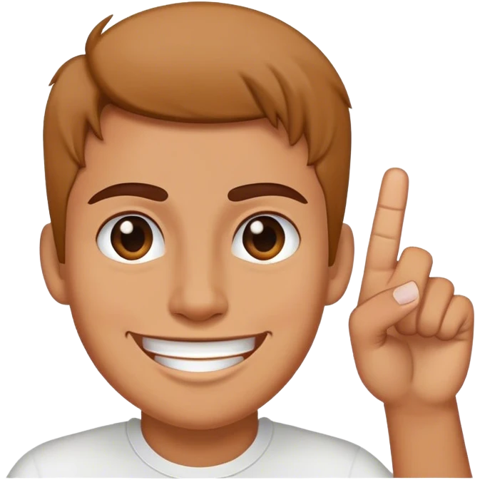 smiling face middle finger  emoji