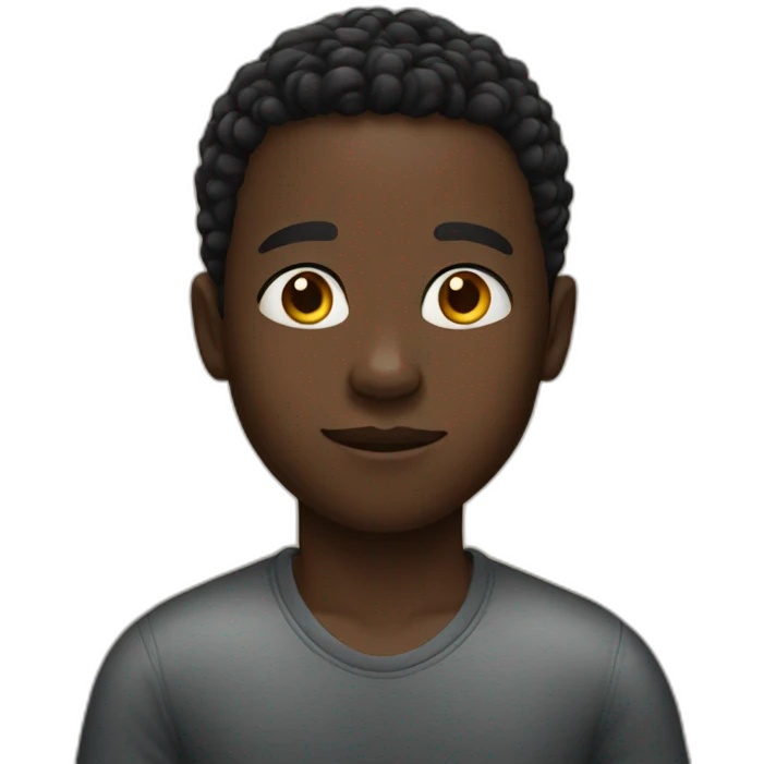 black boy emoji