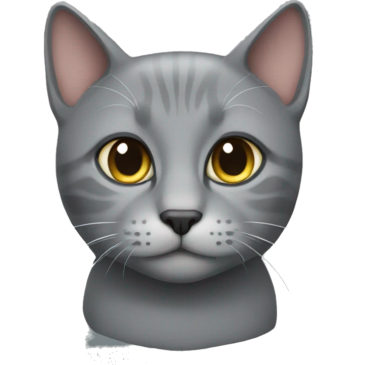 Grey cat  emoji