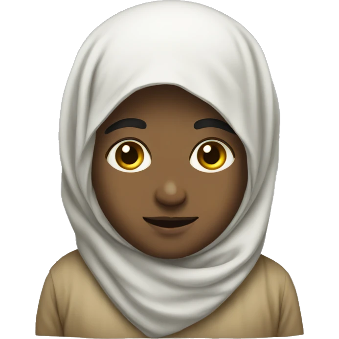 Arab, infant emoji