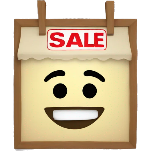 For sale sign  emoji