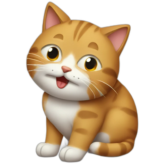 Drunk cat emoji