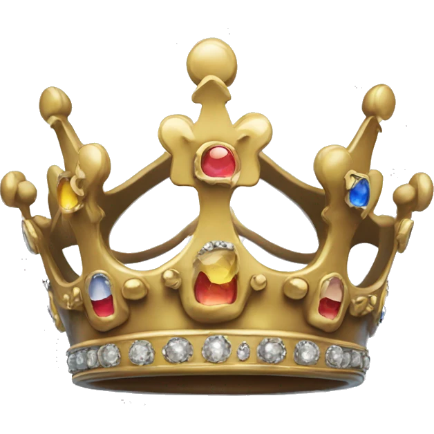 a crown with 10000 on it emoji