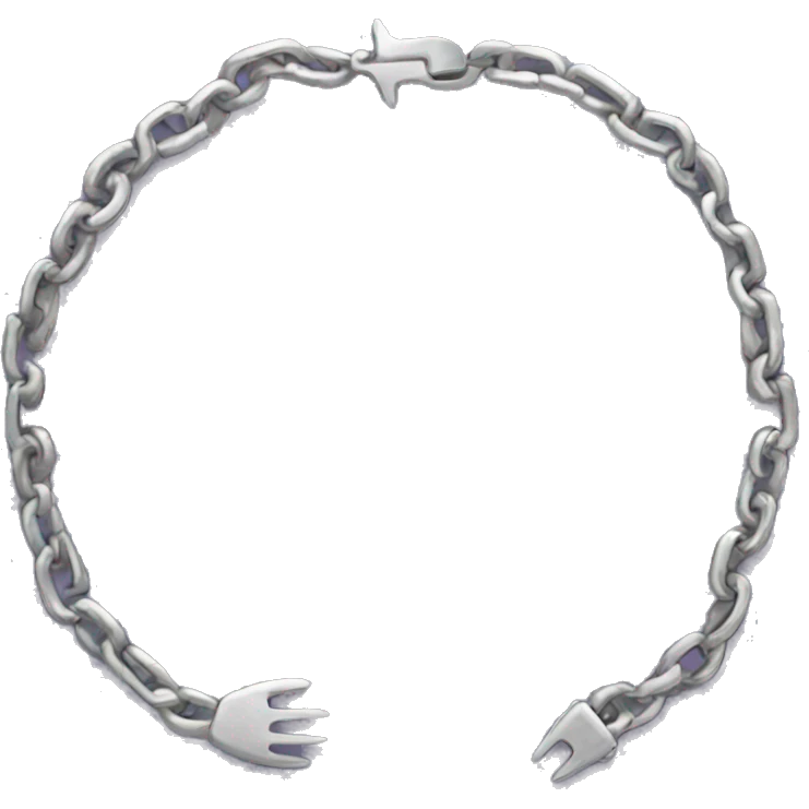 metal prong bracelet emoji