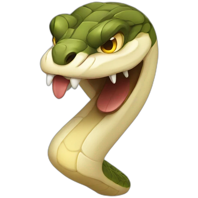 angry snake emoji