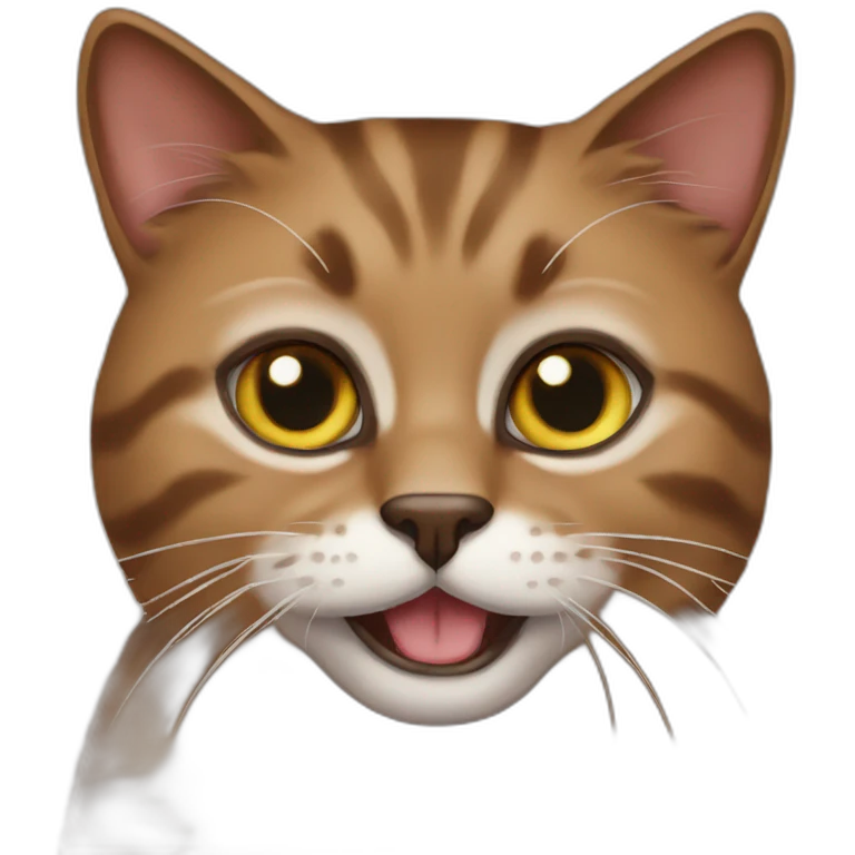 Brown-Britis-cat emoji