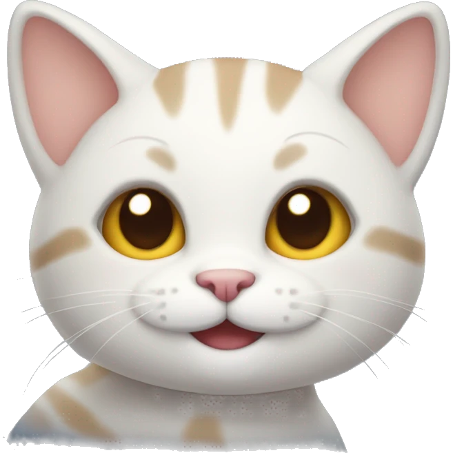 cute cat smiling emoji