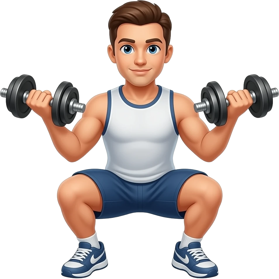 squating weights emoji