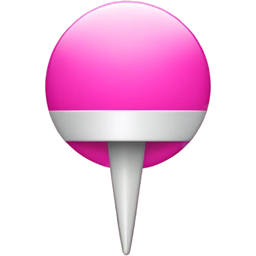 pink push pin emoji