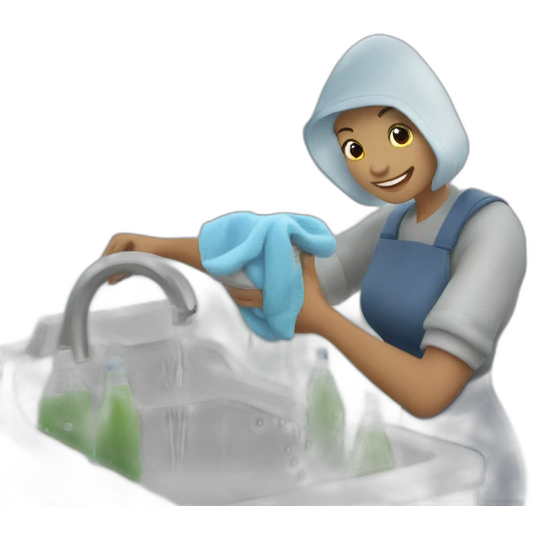 washing the bottles emoji