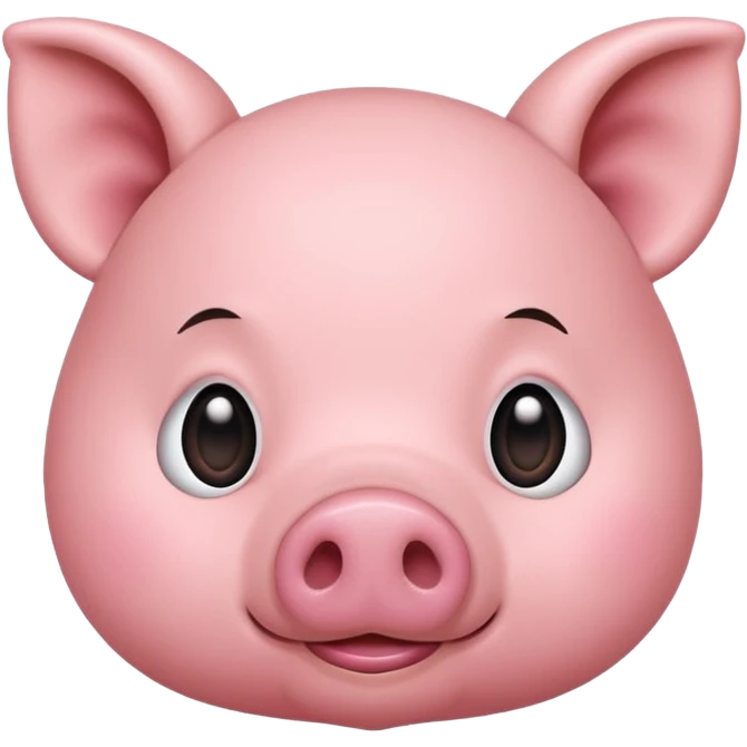 cute piggy emoji