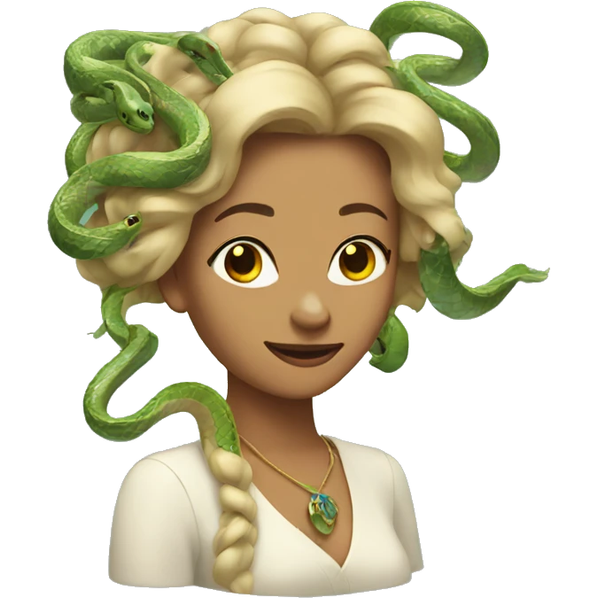 Lady with snakes in hair  emoji