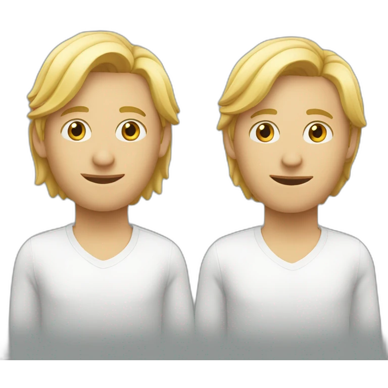 Someone who’s we can’t see him face and who’s using a computer  emoji