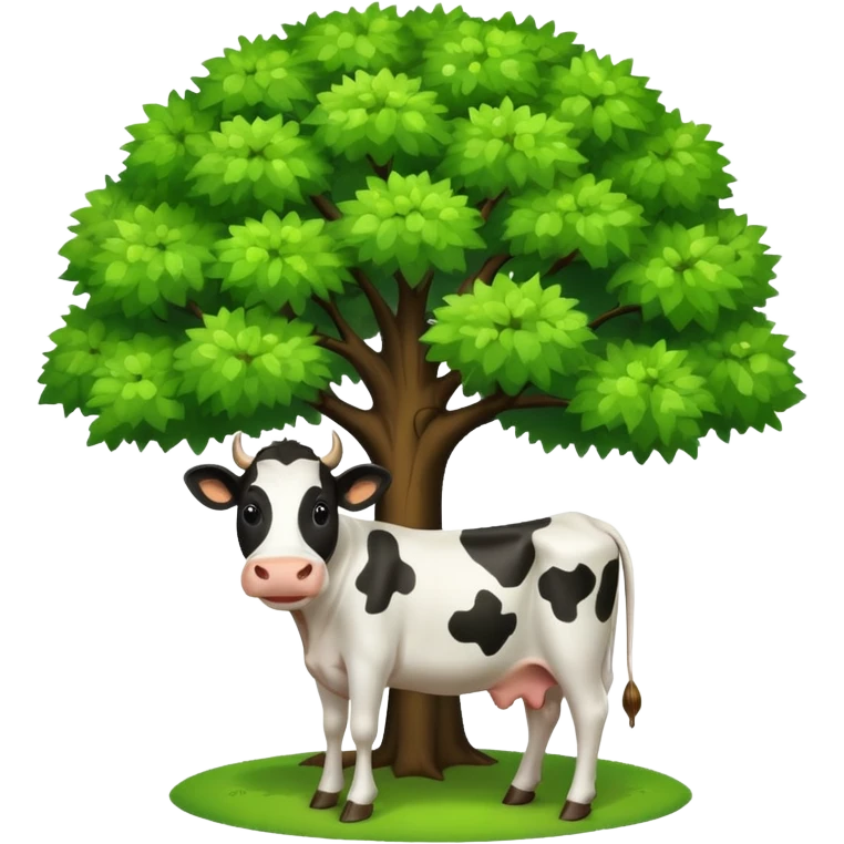 La vaca que ríe con un séptimo gigante emoji