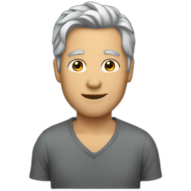 Men-grey-hair emoji