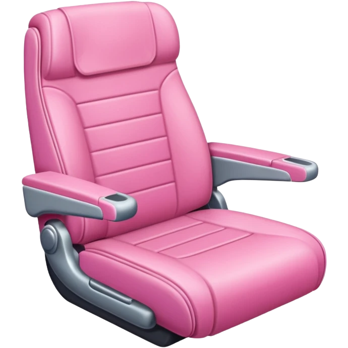 pink plane seat emoji