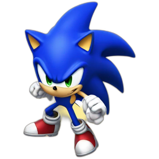 Shadow sonic emoji