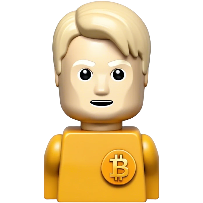 hackeur lego homme bitcoin emoji