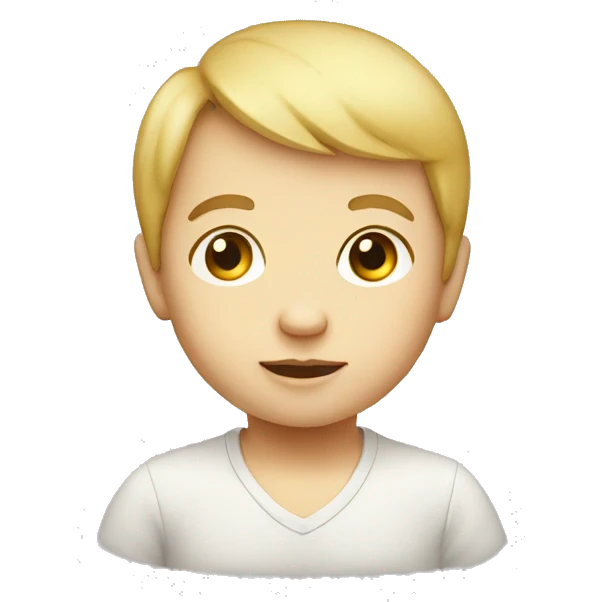 baby programmer, oversized head emoji