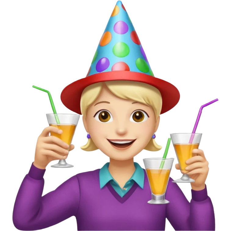 Drinking shots emoji