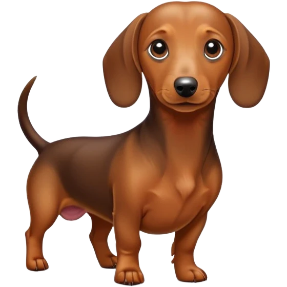 dachshund dog emoji