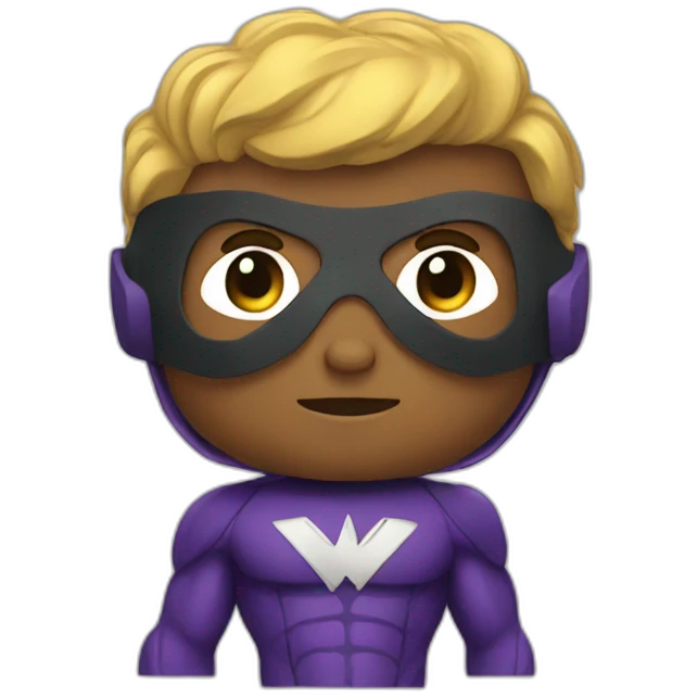 Superhero emoji