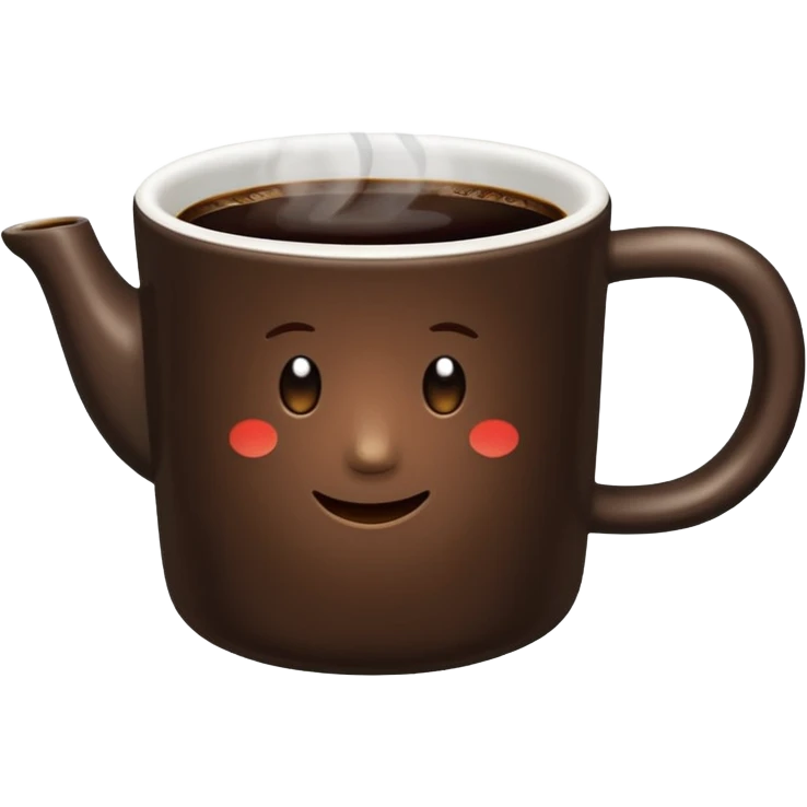 black coffee emoji